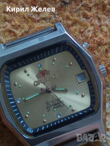 ORIENT AUTOMATIC 21 JEWELS Стар КОЛЕКЦИОНЕРСКИ ВИНТИДЖ МОДЕЛ МЕХАНИЧЕН ЧАСОВНИК ОРИЕНТ 26438, снимка 8 - Мъжки - 42136635