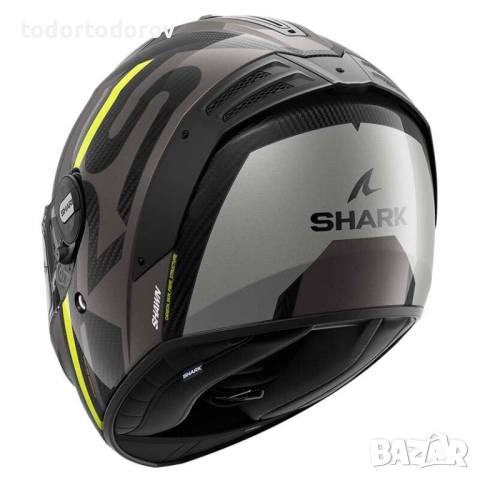 Мото Каска SHARK Spartan RS CARBON SHAWN Gloss Fluo/Gray,очила, снимка 3 - Аксесоари и консумативи - 51895678