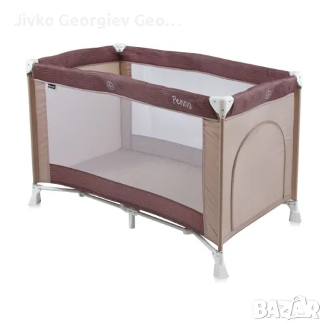 Сгъваема бебешка кошара Bertoni Lorelli PENNY 1 ниво Beige