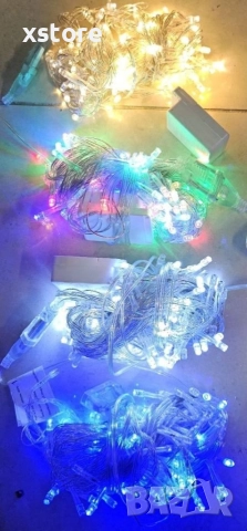 Коледни LED лампички, 100бр лампички/10 метра гирлянд., снимка 14 - Декорация за дома - 52792881