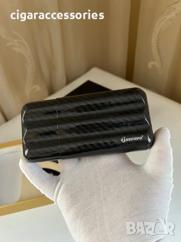 Guevara подаръчен комплект за пури – калъф, запалка и резачка, снимка 7 - Табакери - 53152694