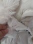 Дамско бяло яке с пух, снимка 10