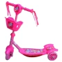 Метална детска тротинетка с пискюли и LED светлини, снимка 2