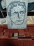 Мозаечен портрет на Васил Левски. , снимка 2