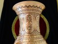 Персийска медна ваза Isfahan Qalamzani. , снимка 5