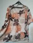 СТРАХОТНА ТУНИКА С ЦВЕТЯ РАЗМЕР 3XL-4XL, снимка 3
