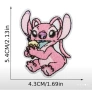 16 Стич Stitch емблема апликация дреха дрехи самозалепваща картинка лепенка щампа нашивка бродерия, снимка 5