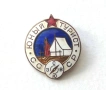 Красива стара значка с емайл - Млад турист - от бившия СССР, снимка 1