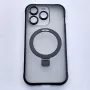 iPhone 15 Pro кейс MagSafe матов с опция стойка, снимка 2