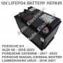 Диагностика и ремонт на 12V батерия за Porsche 911, Cayenne, Taycan, Macan, Boxter, снимка 1 - Сервизни услуги - 39725279