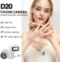Нова 1080P мини дигитална камера с 0.96 дисплей и 130° обектив, ключодържател, снимка 2