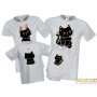 Коледни Тениски с Черни Котки, снимка 2