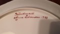 Hutschenreuther– Рисувана чиния, плато, 25.5см– 1988г Отлична!, снимка 6
