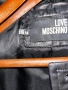Черно кожено яке Moschino, снимка 2