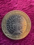 Рядка Монета 1 Евро 1999г.Франция…., снимка 4