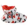 Бебешки бели буйки пантофи с принт Love Mom Dad S_1243662, снимка 3