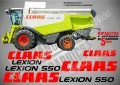 CLAAS Lexion 460 стикери надписи, снимка 2