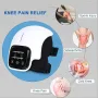 Безжичен масажор за колена, рамо вибрационен масаж и инфрачервен, лазер за облекчаване на болки, снимка 8