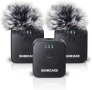 Безжична микрофонна система SONICAKE Lavalier (2TX + 1RX), снимка 1