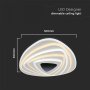 LED Плафониера 120W Димиране+Дистанционно Управление 3in1, снимка 6