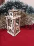 дървени коледни -елхи,фенери,къщички , снимка 6