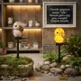 Соларна LED градинска лампа „Сова“ 41 см – водоустойчива декоративна лампа с LED осветление, снимка 1