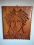 Красиво Дървено Пано Дърворезба, снимка 1