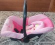 Детско сточе кпшница за кола Bertoni-розово, снимка 2