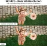 Комплект 2 броя Смарт Камери AOQEE C1 – 2K Ultra HD за Външно и Вътрешно Наблюдение, снимка 6