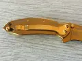 НОВ оригинален 24 K позлатен сгъваем нож KERSHAW 1600G Ken Onion Chive  от САЩ, снимка 11