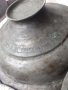 Стара медна тава с бронз.дръжки25/5см и медни капаци с надписи1934г., снимка 3