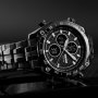 Мъжки електронен часовник, метален, черен, снимка 1 - Мъжки - 29465540