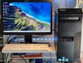 Компютър LENOVO с монитор LENOVO и клавиатура, снимка 1