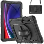 Samsung Galaxy Tab S10 FE Hybrid Tablet Case with Hand Grip & Strap TPU Силиконов Калъф и Протектор, снимка 7