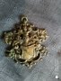 стар метален медальон , снимка 1 - Колиета, медальони, синджири - 33830235