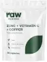 Нови Zinc 25 mg Витамин C Мед 3 в 1 90 Веган Капсули За Кожа Коса Имунитет, снимка 1