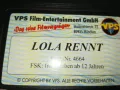 LOLA RENNT-VHS VIDEO TAPE 2105251042, снимка 18