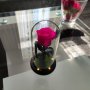 Вечна естествена роза в стъкленица, снимка 10
