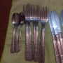 12 големи лъжици, 8малки лъжици, вилица 9, ,11 ножа, снимка 4