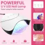 VANREESA Комплект за гел маникюр 42 части с UV/LED лампа, снимка 2