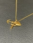 Златен Ланец синджир  с вяра надежда любов  златно ланче 14 к 585 gold zlato zlatni lanec lance, снимка 5