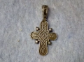 ЦАРСКА РУСИЯ Старо Авторско ПРАВОСЛАВНО СРЕБЪРНО РАЗПЯТИЕ двулицев КРЪСТ СПАСИ и СОХРАНИ СРЕБРО 875, снимка 7