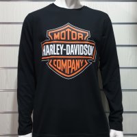 Нова мъжка блуза с дълъг ръкав с трансферен печат HARLEY DAVIDSON, мотори, снимка 6 - Блузи - 30655471