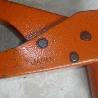 Нитачка Ръчна За Пластмасови Нитове-Японска-JAPAN-240мм/Английска За Поп Нитове-2,4 мм-Отлични, снимка 6 - Други инструменти - 36537906