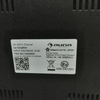 Усилвател 4 канален за автомобил AUNA 2400W мощни 6,5 високоговорители с изходящи 800W и 92dB SPL, снимка 7 - Други - 42764046