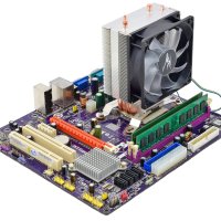 Дънна платка ELITEGROUP GeForce7050M-M + CPU AMD Athlon 64 X2 3800 + 2x2 GB RAM + ОХЛАДИТЕЛ, снимка 1 - Дънни платки - 42746781