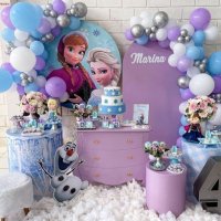 Украса с балони Декор Замръзналото кралство  Frozen , снимка 3 - Декорация - 44192954