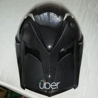 UBER с визьор и вградени очила - size XL 61-62, снимка 13 - Аксесоари и консумативи - 36788502