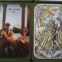 80 таро карти с кант и малка книжка: Fantastic Myths and Legends Tarot, снимка 15 - Карти за игра - 34436817