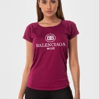  Тениски Balenciaga Принт Модели цветове и размери , снимка 7 - Тениски - 32405838